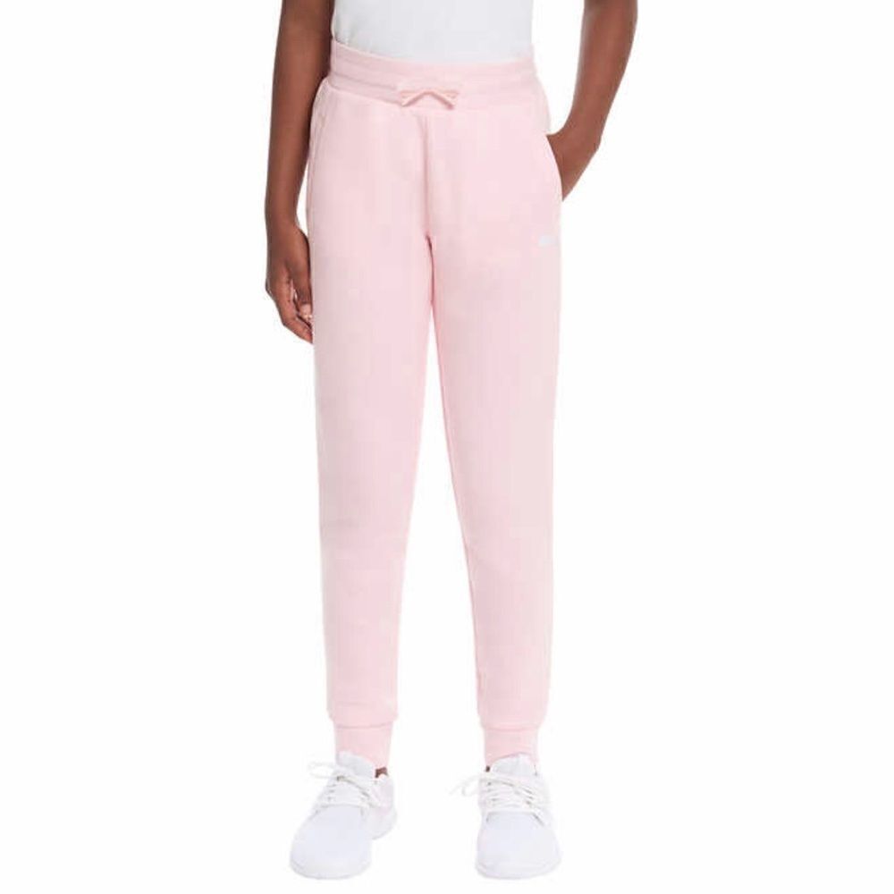 #10 Girls PUMA Youth Fleece Jogger with Pockets Medium 10/12 Pink NWT